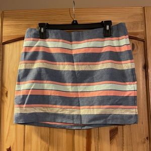 Gap pastel striped skirt size 6